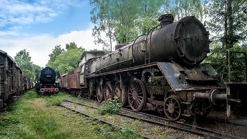 Verlaten stoomtreinen