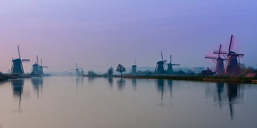 The Mills of Kinderdijk by Martyn Buter