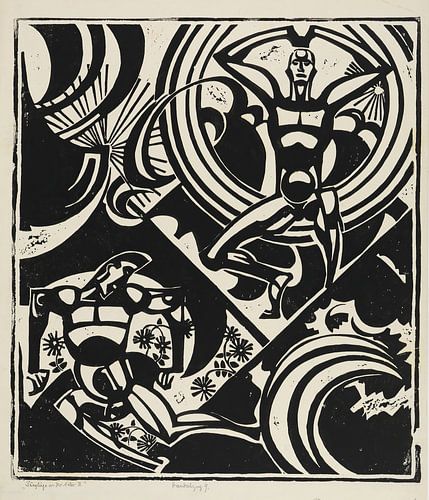 August Babberger - Jonge mannen in de natuur III