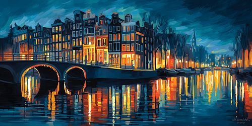 Amsterdam pont sur les eaux