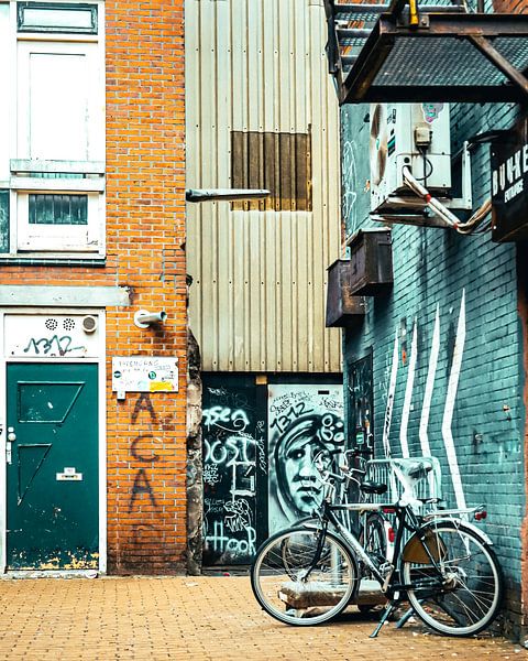 Graffiti in de Papengang Groningen van Stadspronk