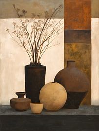 Minimalist vase still life by IamHome Studio