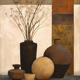 Minimalist vase still life by IamHome Studio