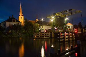 Koudekerkse Brug en Kerk sur Jack Vermeulen