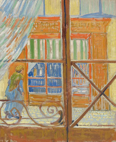 Vincent van Gogh, Gezicht op een slagerswinkel van 1000 Schilderijen
