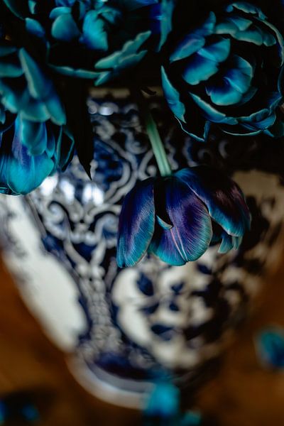 Tulips Blue by Marije Elizabeth