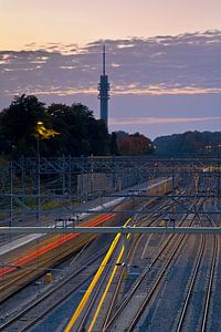 Arnhem Strecke kurz nach Sonnenuntergang von Anton de Zeeuw