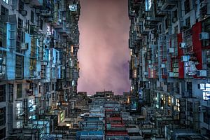Ruche et ciel de Honkong.