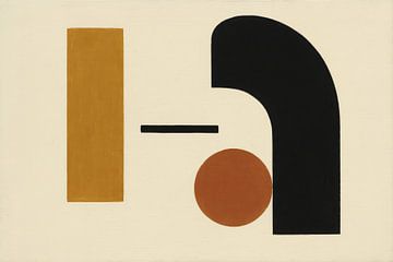 Geometric shapes with soft contrast by Art & Soul Creations