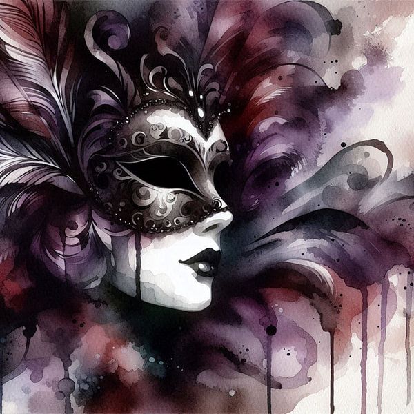 Venetian mask by Nicolette Vermeulen
