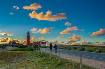 Marche vers le phare de Texel