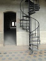 The old spiral staircase
