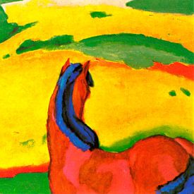 Franz Marc - Paard in landschap van Peter Balan
