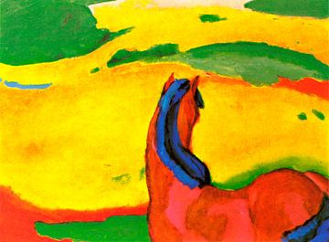 Franz Marc - Paard in landschap van Peter Balan