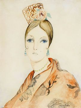Francis Picabia - Spaanse vrouw (1922) van Peter Balan