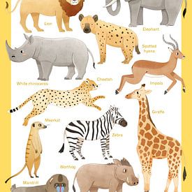 Tiere Afrikas von Judith Loske