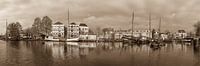 Panoramafoto Museumhaven Gouda van Rinus Lasschuyt Fotografie thumbnail