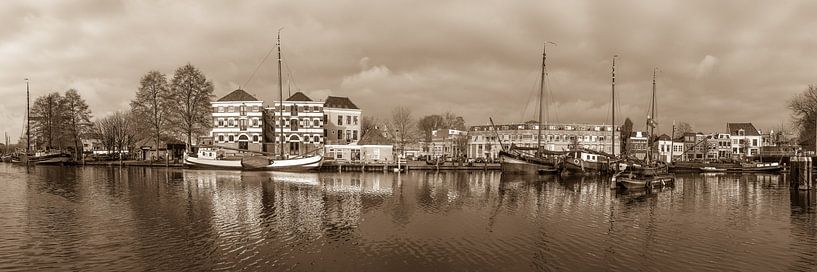 Panoramafoto Museumhaven Gouda van Rinus Lasschuyt Fotografie