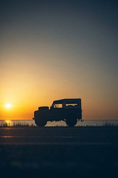 Land Rover Coucher de soleil
