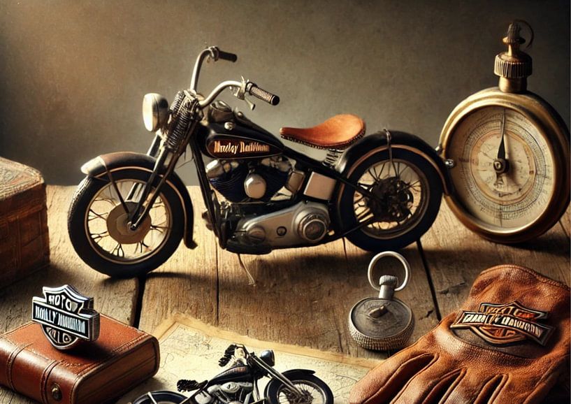 HARLEY DAVIDSON still life by Jaap Ros