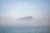 Nebel Blick Meer Insel, Costa Blanca Spanien von Hannah Hoek Miniaturansicht