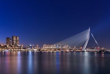 Le pont Erasmus à Rotterdam sur Ruud van der Aalst