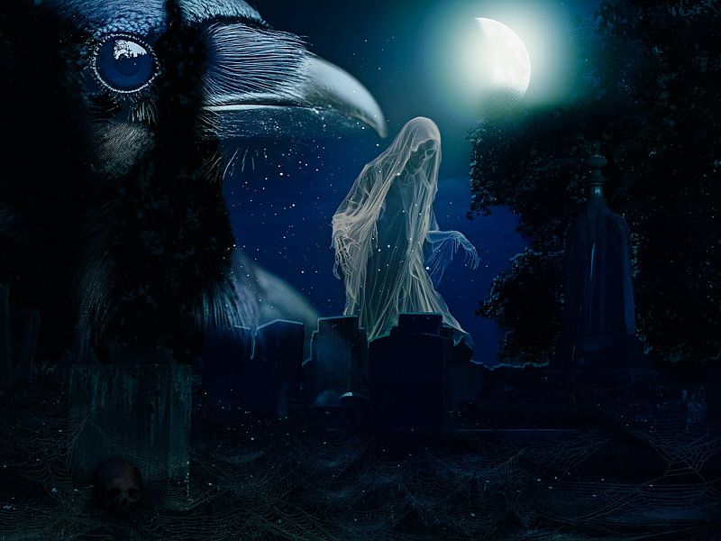 A spooky Halloween night by Helga Blanke