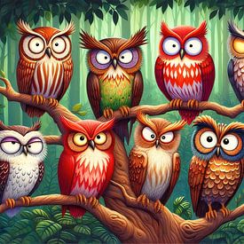 Fête du hibou sur Caroline Lichthart