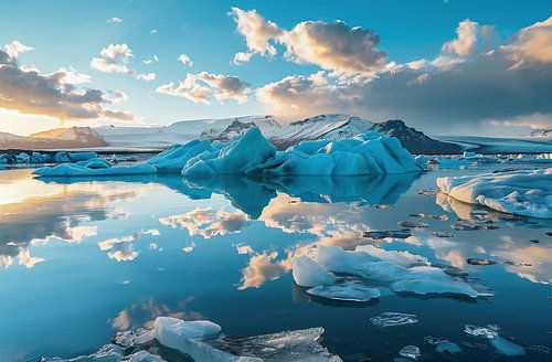 Winterzon boven Eisfeld