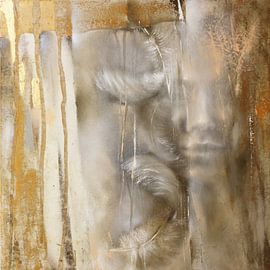 Cora avec des plumes : Variante en or sur Annette Schmucker