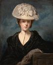 Miss Mary Hickey, Joshua Reynolds von Meisterhafte Meister Miniaturansicht