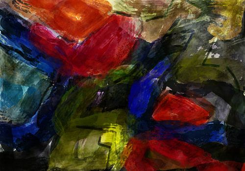 Abstract schilderij