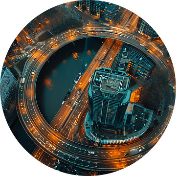 luchtfotografie boven land van Egon Zitter