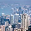 Hong Kong from above by Inge van den Brande