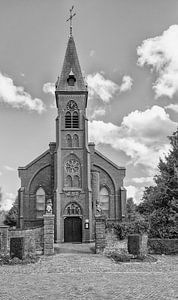 Die Kirche in Nieuw en St. Joosland von Don Fonzarelli
