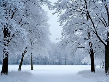 Winterlandschap op de Veluwe - landschapsfotografie 3 van The Photo Artist