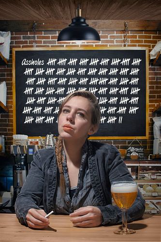 Creatieve Compositie Geïnspireerd door 'Still Counting' van Volbeat - Muzikale Beeldmanipulatie