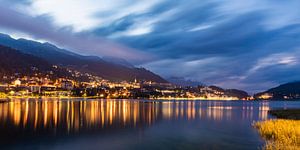 St. Moritz und St. Moritzersee in der Schweiz von Werner Dieterich