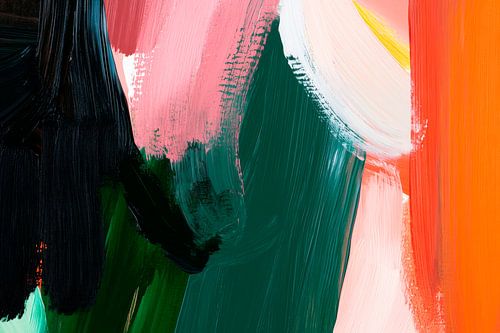 Peinture abstraite colorée Proximité