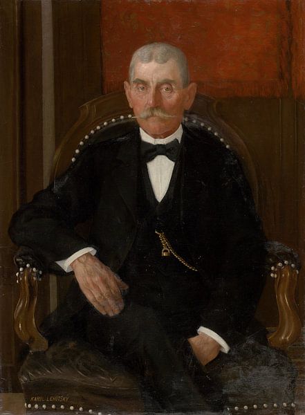 Portrait of Ján Danko, Karol Miloslav Lehotský by Masterful Masters
