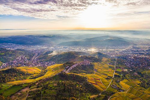 Stuttgart vanuit vogelperspectief
