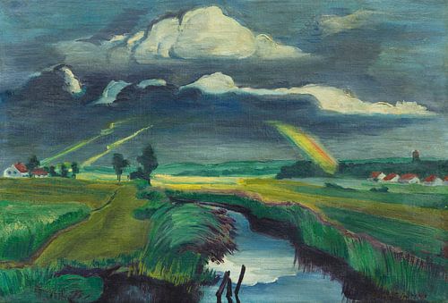 Max Pechstein - Wegtrekkend onweer, 1941