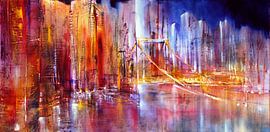 Stadt am Fluss von Annette Schmucker