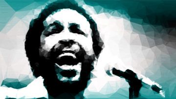 Marvin Gaye Illustration Pop Art  von Felix von Altersheim