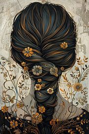 Gevlochten Bloemen van Blikvanger Schilderijen