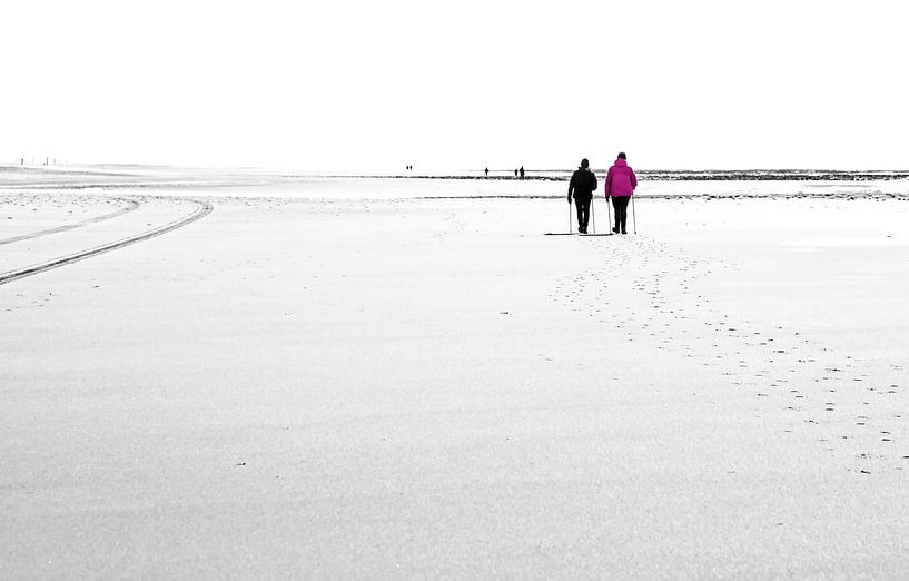 Gegenlicht am Strand von Texel! von Justin Sinner Pictures ( Fotograaf op Texel)