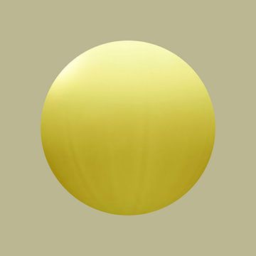 Modern Abstract. Minimalisme. Geel. van Alie Ekkelenkamp