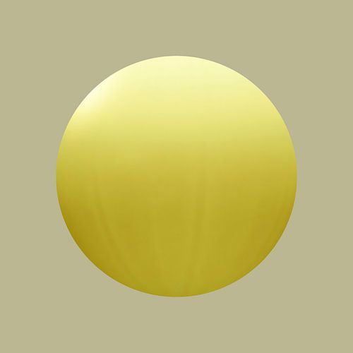 Modern Abstract. Minimalisme. Geel.