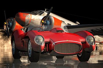 Ferrari F250 Testarossa - Ultieme sportwagen van Jan Keteleer (JanKé): Een reis voorbij het canvas