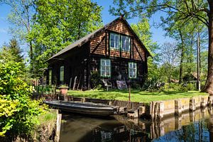 Gebäude im Spreewald in Lehde